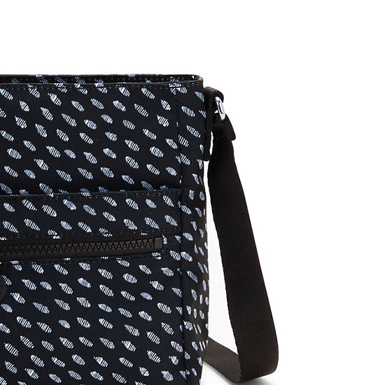 Kipling New Angie Printed Crossbodytassen Zwart | België 2014SG